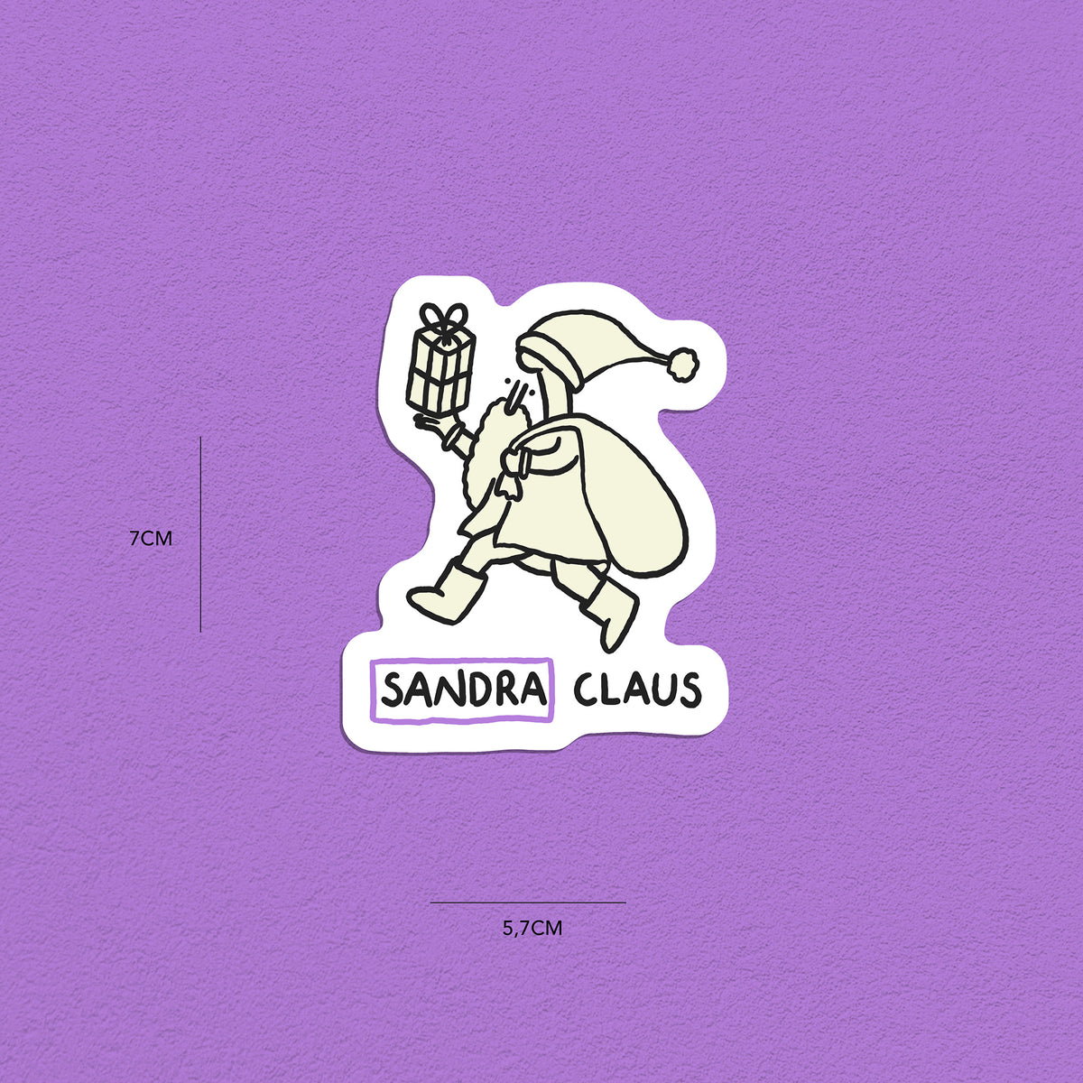 Spitznamen Sandra, Stickerset, 8er