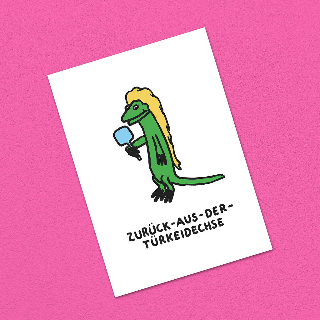 Postkarte A6 "Türkei-Dechse"