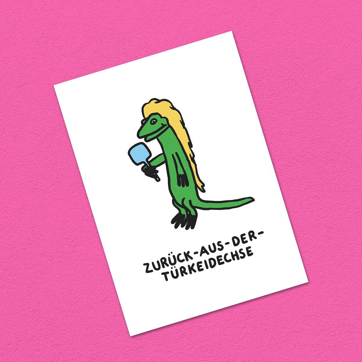 Postkarte A6 "Türkei-Dechse"