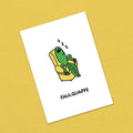 Postkarte A6 "Faulquappe"