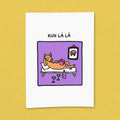 Kunstdruck "Kuh La La"