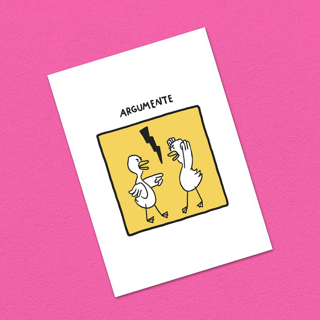 Postkarte A6 "Argumente"