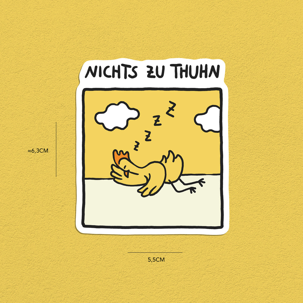 Hühner Stickerset, 9er