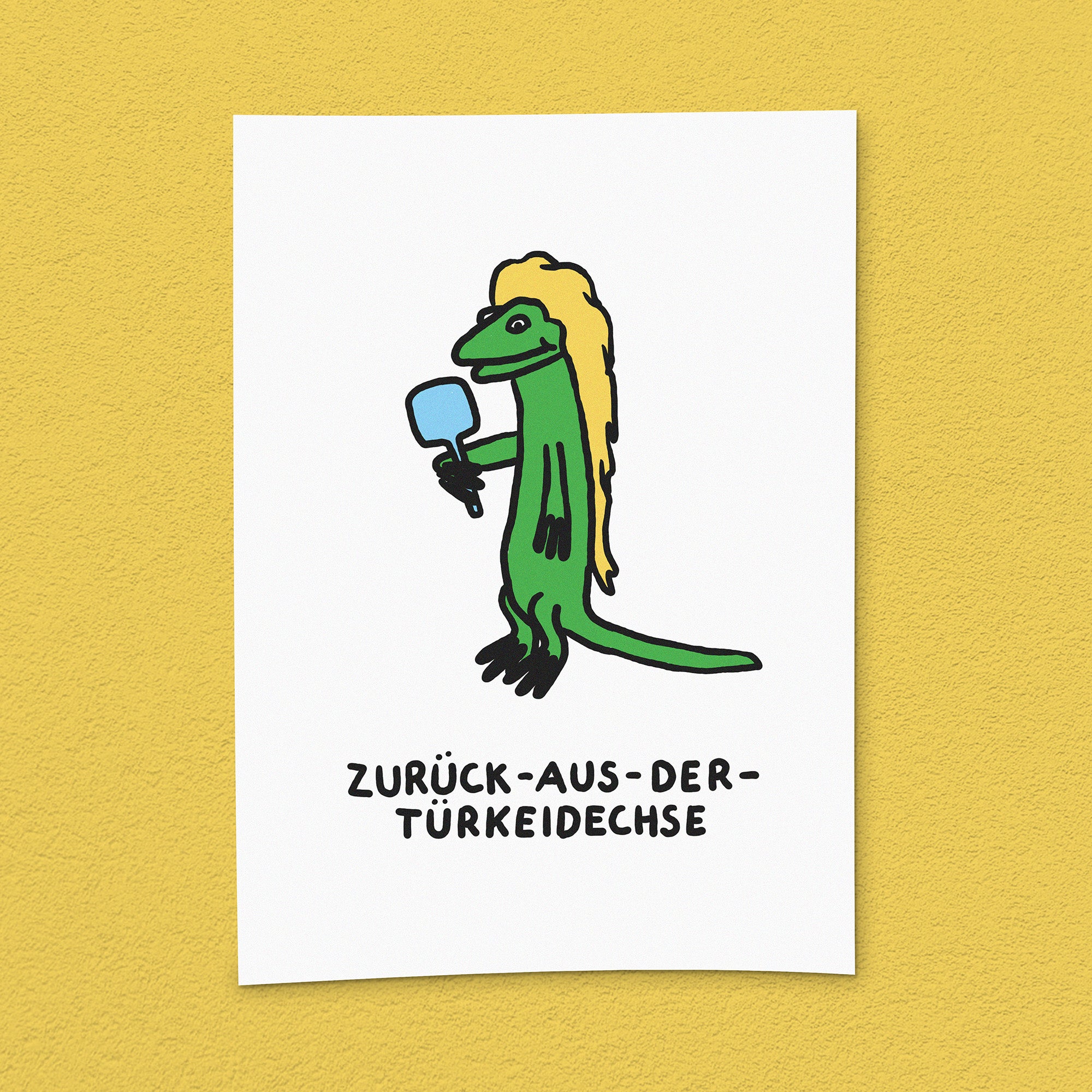 Kunstdruck "Türkei-Dechse"