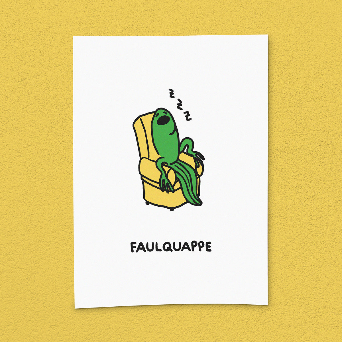 Kunstdruck "Faulquappe"
