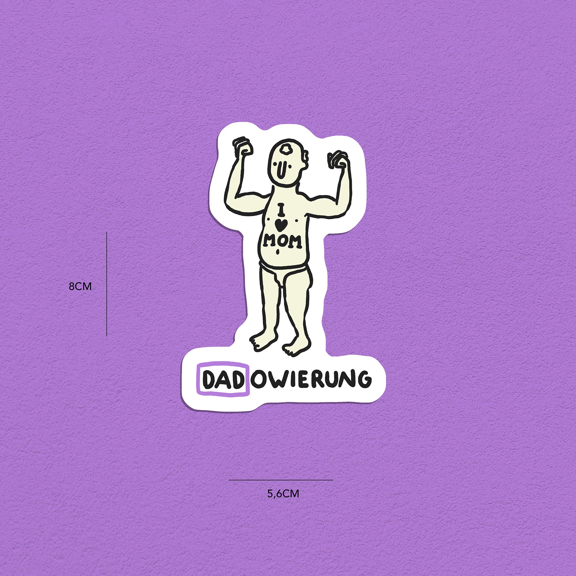 Spitznamen Dein Dad, Stickerset, 8er