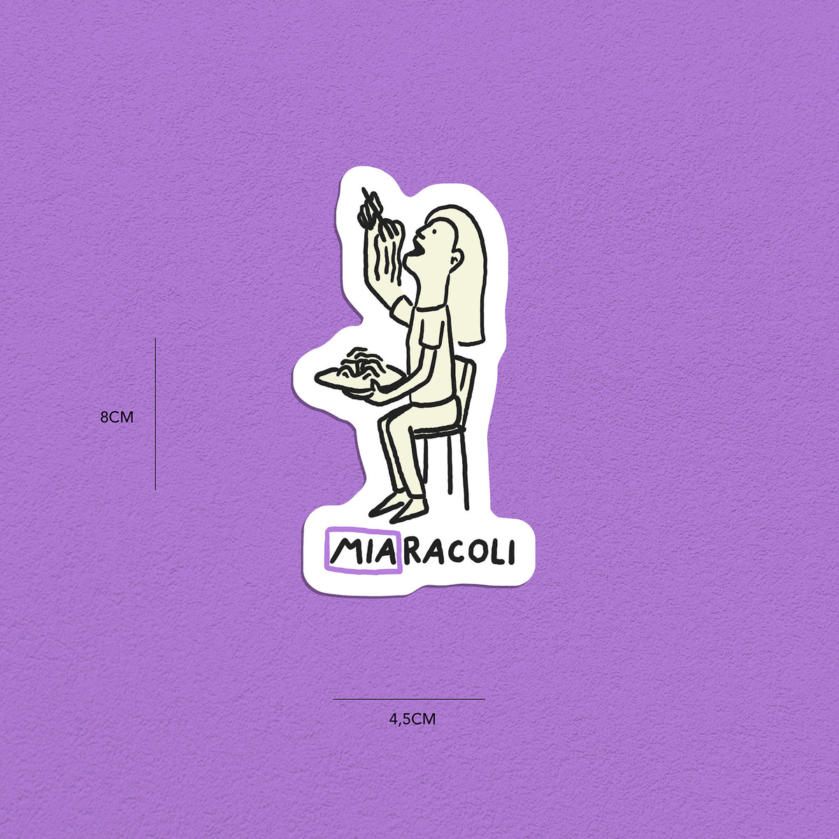 Spitznamen Mia, Stickerset, 8er