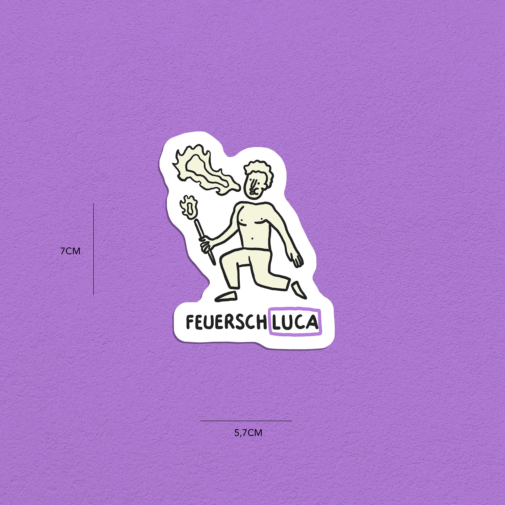 Spitznamen Luca, Stickerset, 8er