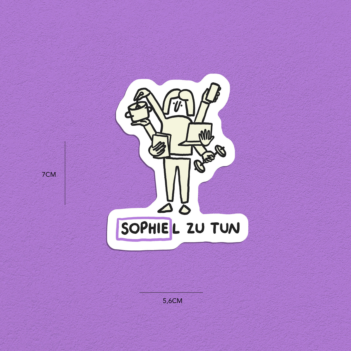 Spitznamen Sophie, Stickerset, 8er