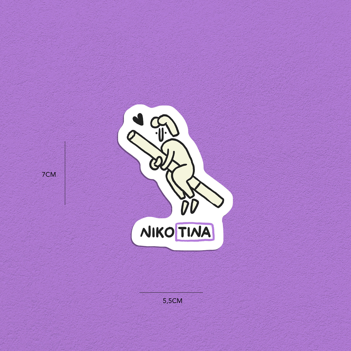 Spitznamen Tina, Stickerset, 8er